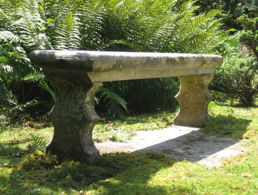 BROWNSEA ISLAND - Stone Memorial Seat